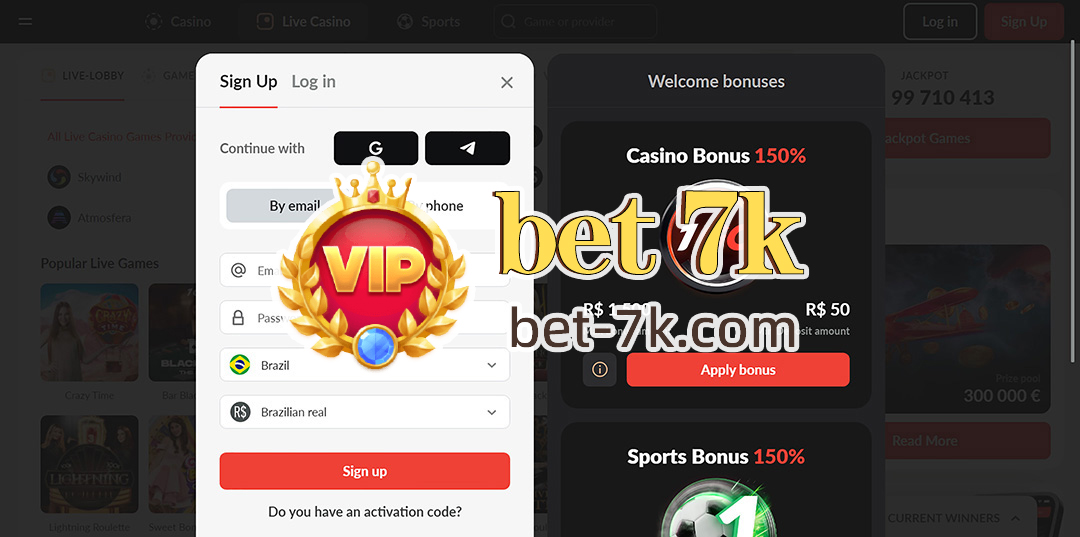 bet 7k Bônus